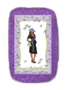 Rectangle Purple Shower