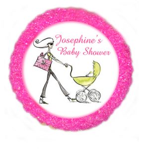 Round Pink Shower
